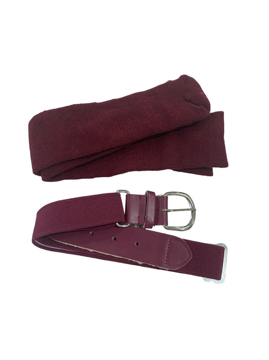 Baby Baseball Socks and Belt - Accessory for Baseball Birthday theme Fits Infants andToddlers, Perfect for Birthday Pictures