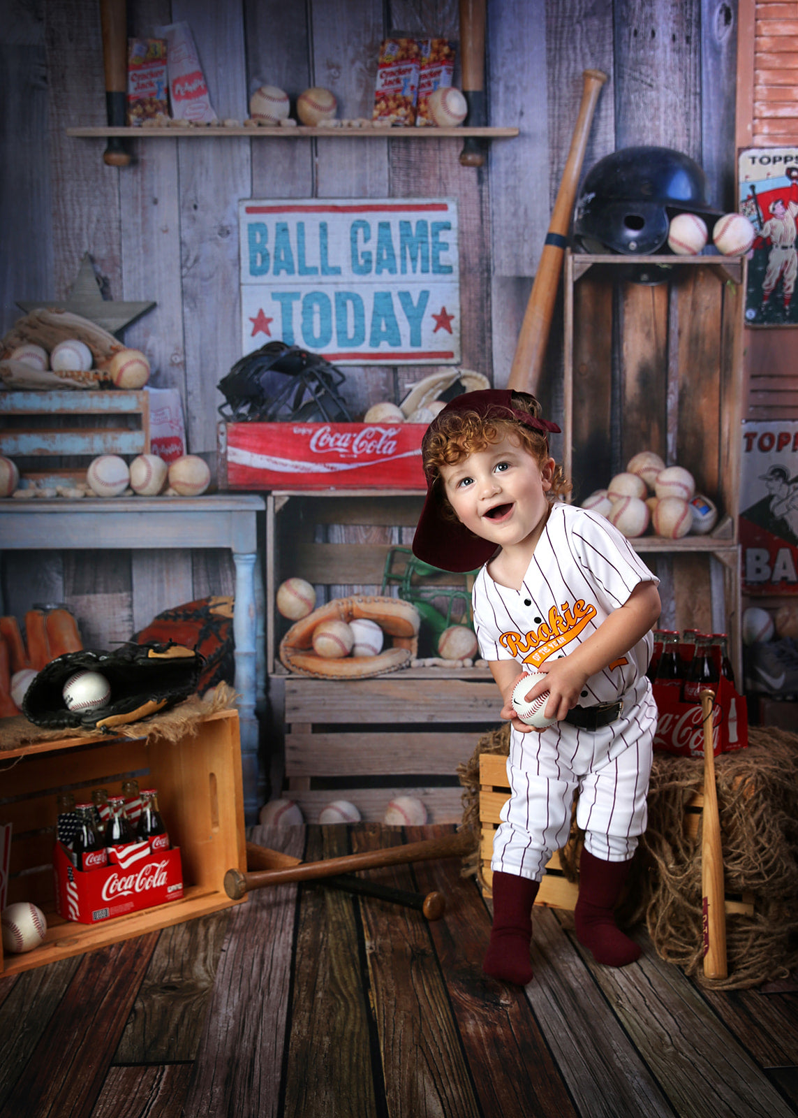 Maroon Pinstripe Baseball Outfit - EMBROIDERED Baseball Jersey and pants