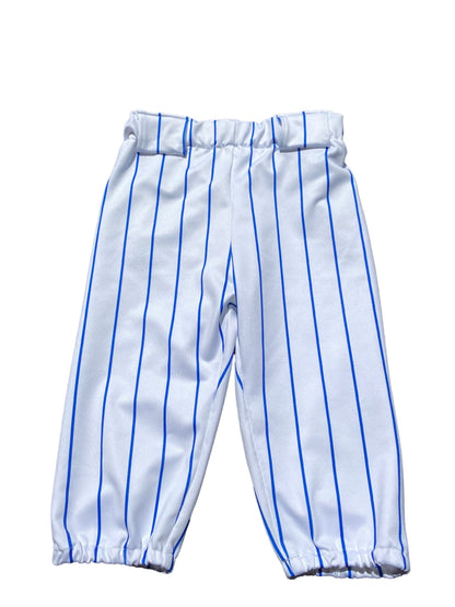 Royal Blue Pinstripe Baseball Outfit -  EMBROIDERED Baseball Jersey and pants
