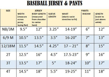 Navy Pinstripe Baseball Outfit -  EMBROIDERED Baseball Jersey and pants